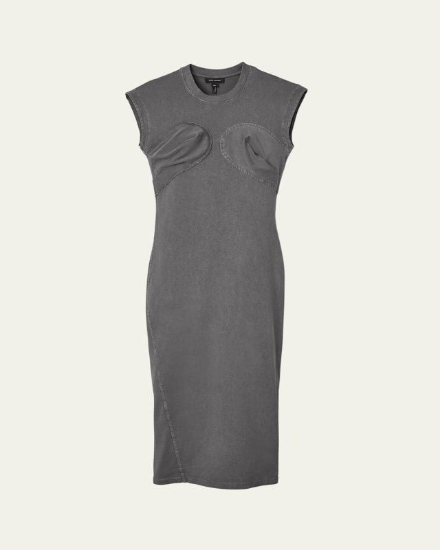 Seamed Up Body-Con Midi Dress